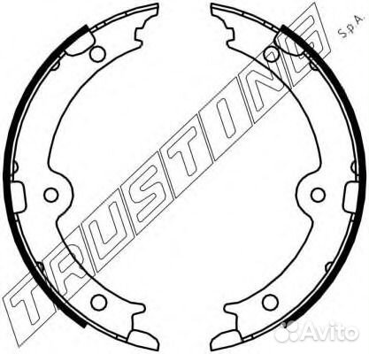 Колодки ручника Lexus GS300 05, IS250