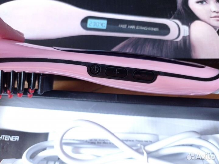 Расческа-выпрямитель fast hair straightener