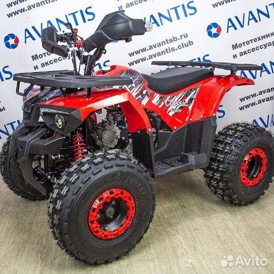 Квадроцикл ATV Classic 8 New красный