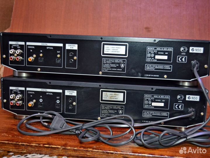 Минидисковая дека Sony MDS-JE530