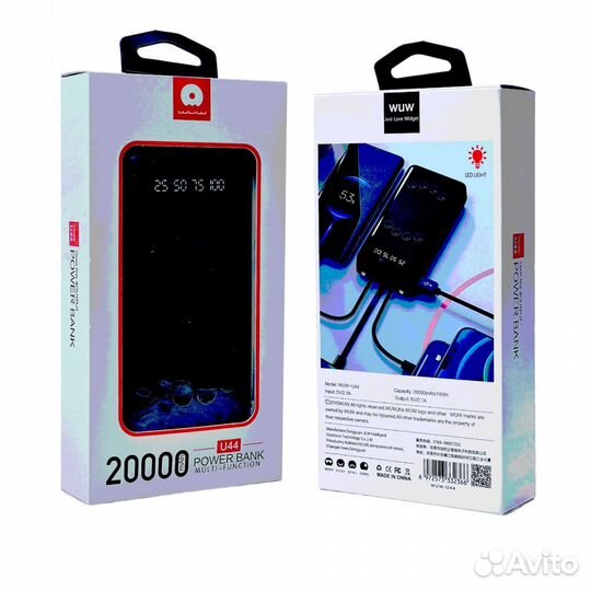 Power bank WUW U-44 20000mAh (Black)