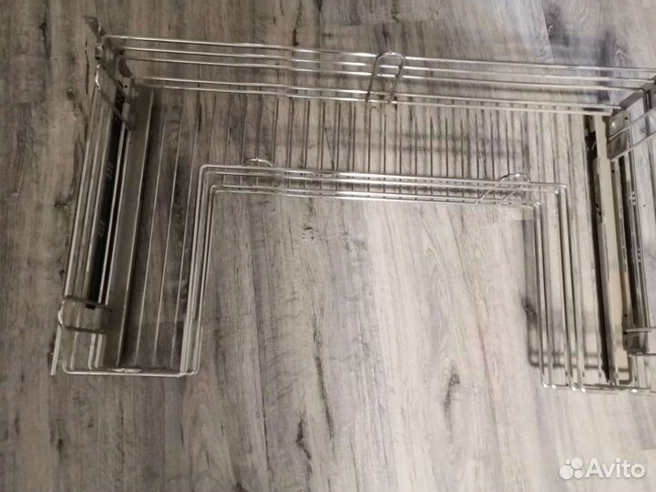 Сушка для посуды в нижнюю базу800мм хром. Новая