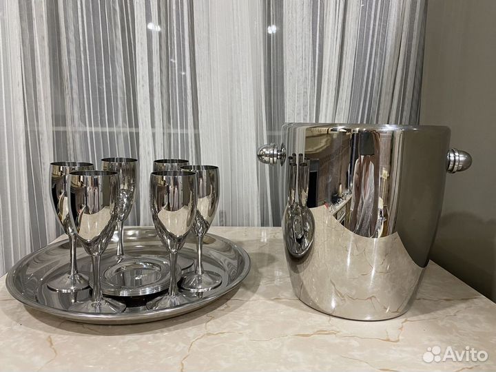 Набор для шампанского на 6 персон Ла Перле Zepter