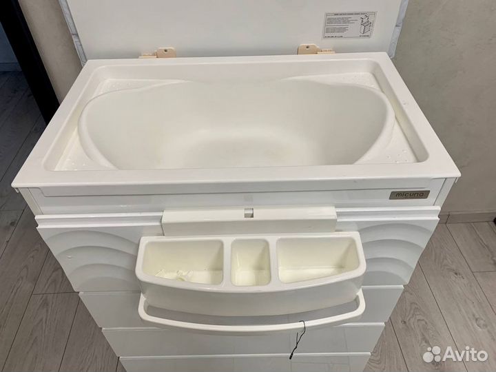 Кроватка и комод Micuna mare белый глянец