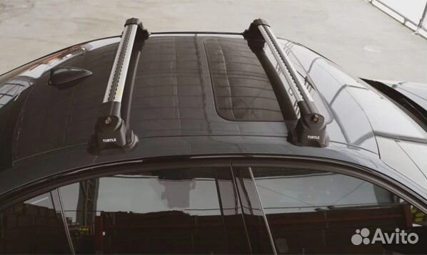 Багажник на штатные места turtle AIR-3 silver 122