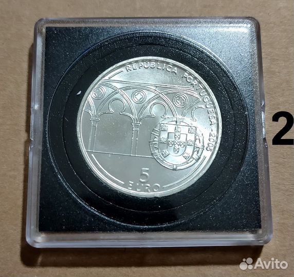 Португалия 5 евро. Серебро
