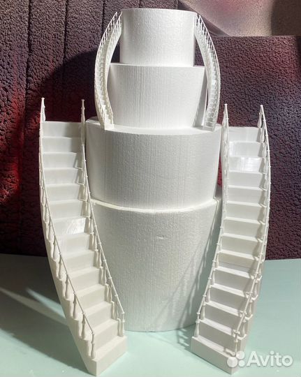 Фальш ярус торт, лестница, печать 3Д принтер