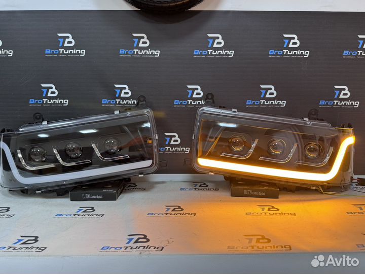 Тюнинг фары Toyota Land Cruiser 80 LED