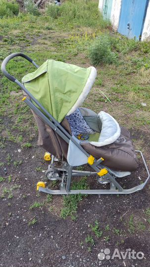 Коляска санки