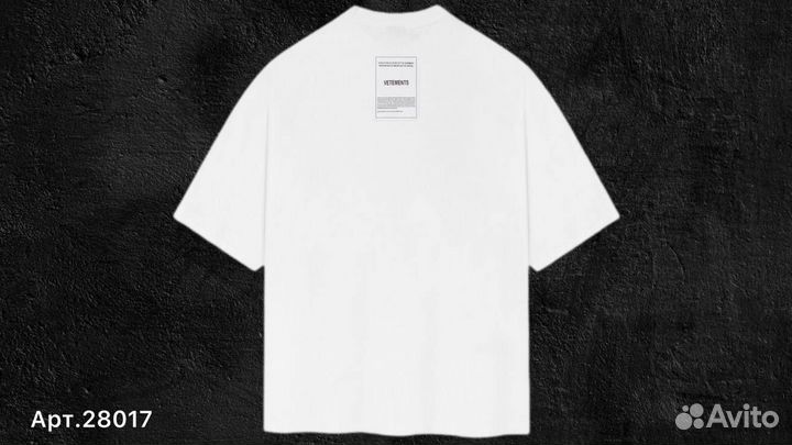 Футболка vetements минимализм 40(XXS)