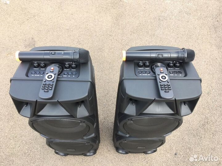 Портативная колонка с микрофоном