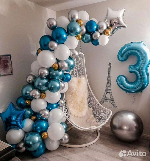 Воздушный шар, декор, шары с гелием
