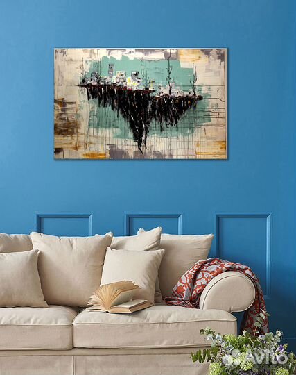 Интерьерная картина ручной работы 