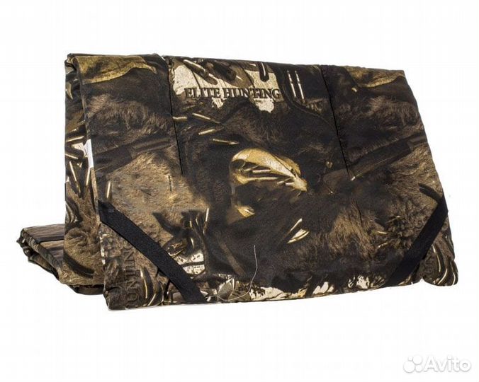 Теплый матрас на раскладушку для рыбалки