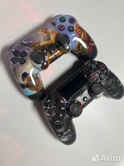 Геймпад на ps4 с принтом