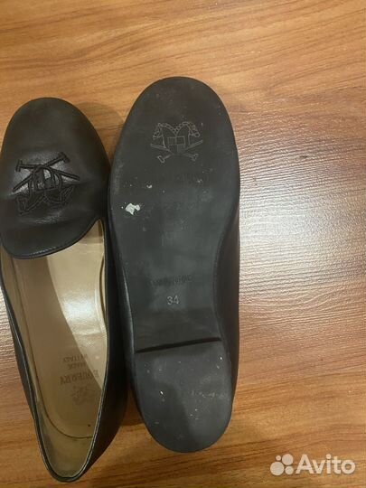 Туфли для девочки 34 размер черные