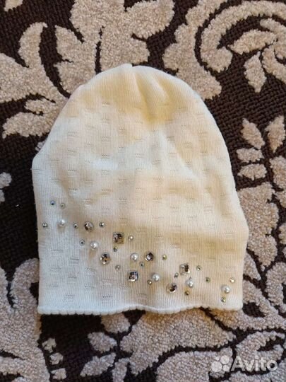 Шапка для девочки демисезонная