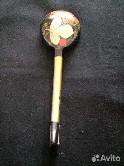 Ложка черпак хохлома 30 см 1988 винтаж СССР