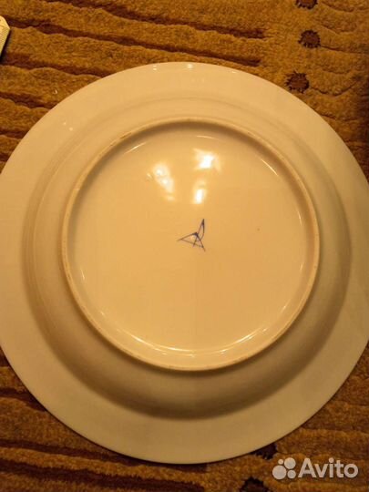 Глубокие суповые тарелки. ГДР 9 штук. Фарфоровые