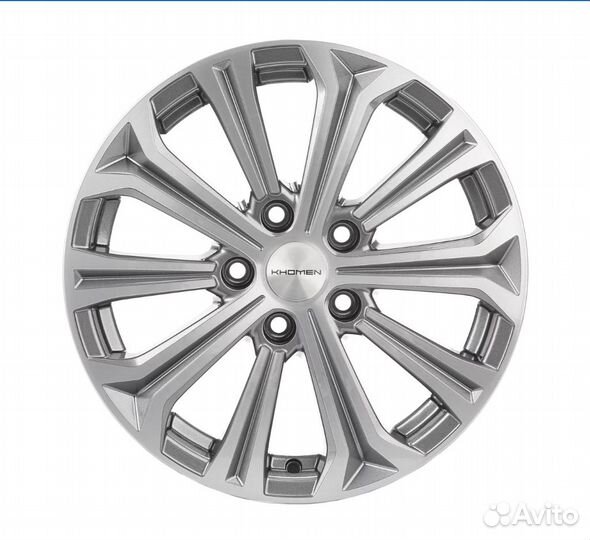 Khomen Wheels KHW1610 6.5x16 5x114.3 ET41 DIA67.1 Gray-FP