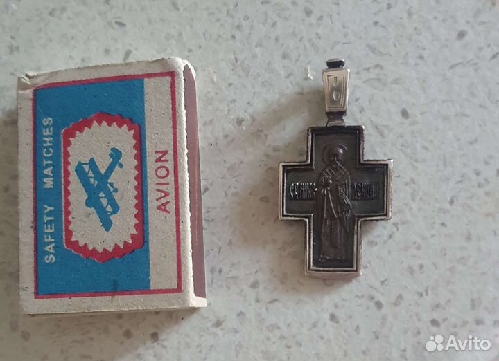 Крестик серебро