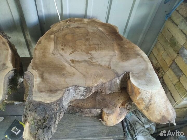 Спил слэб ореха