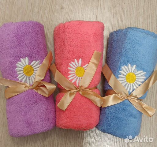 Полотенца подарочные микрофибра