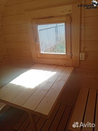 Баня бочка 6 метров