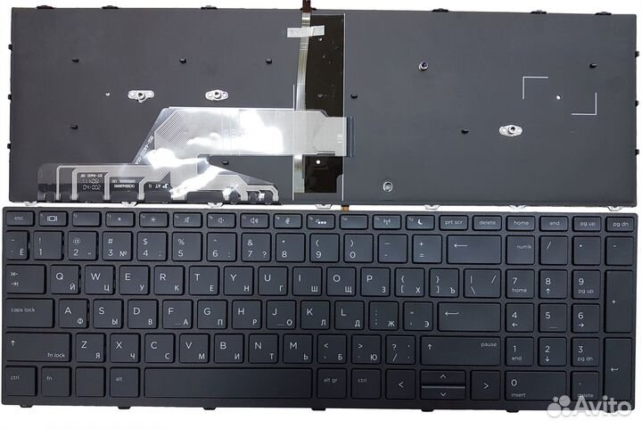 Клавиатура для HP Probook 450 G5+рамка+подсветка