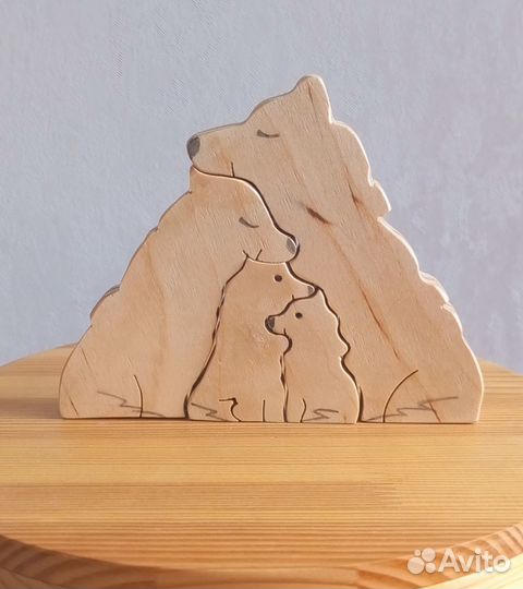 Деревянные статуэтки для интерьера