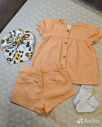 Пакет летних вещей H&M для девочки 74