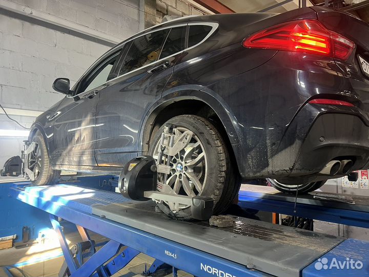 Сход развал BMW