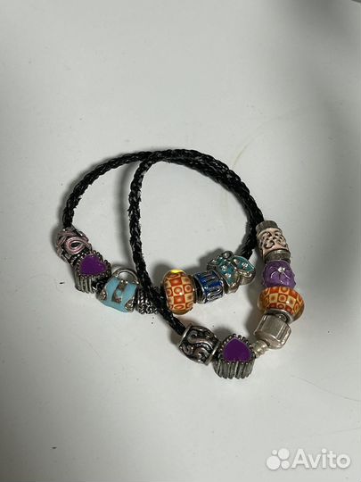 Браслет пандора с шармами