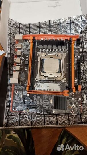 Мать LGA2011-3 E5 2620V3, 1x16 Гб DDR4