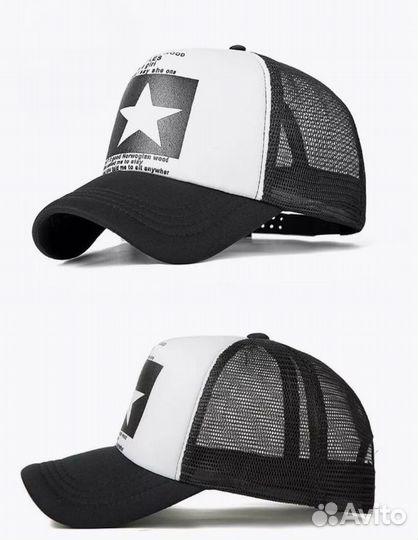 Бейсболка женская мужская модная с сеткой