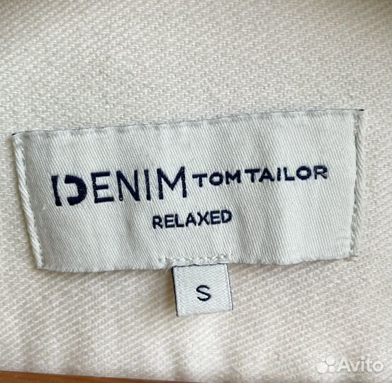 Рубашка мужская Tom tailor denim размер s (46/48)