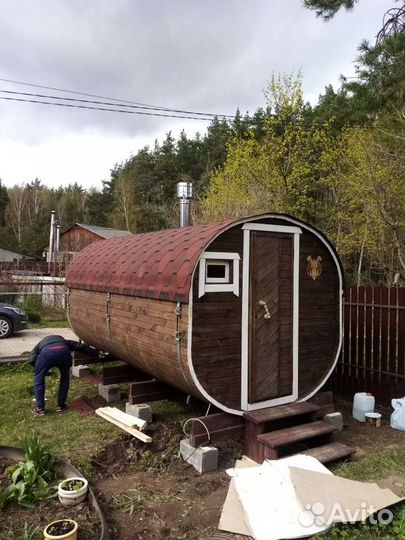 Баня бочка