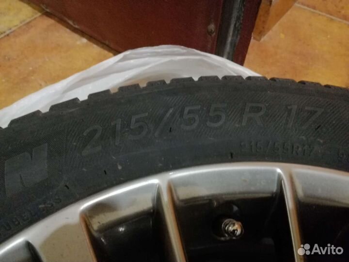 Колеса летние r17. Новые диски. Резина мишлен