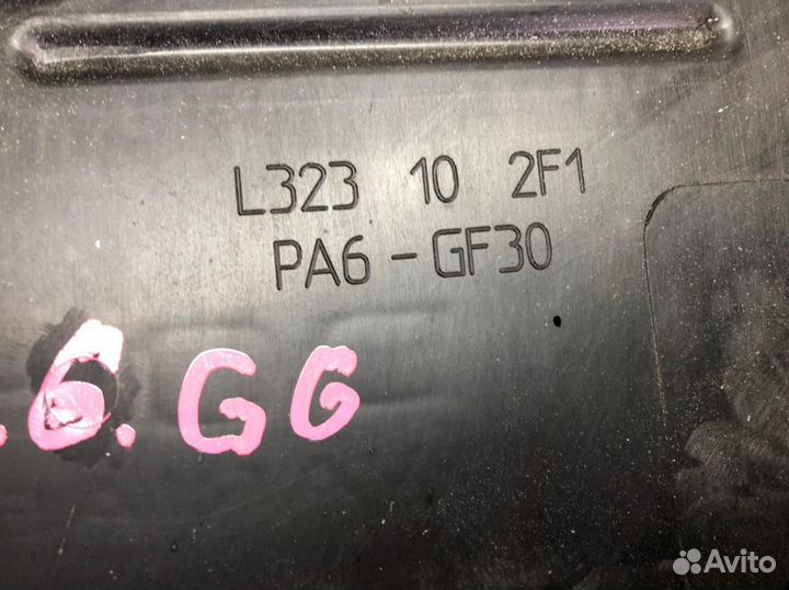 Крышка двигателя mazda 6 gg