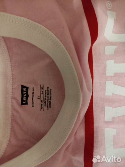 Футболка детская на 3 года levis новая оригинал