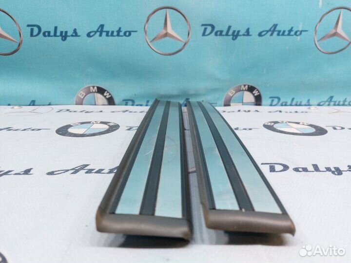 Накладки на порог задние Mercedes-Benz E-Class