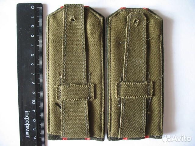 Погоны полевые подполковника артиллериста, образца