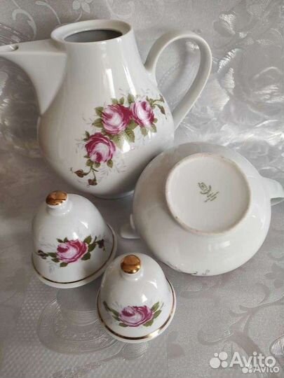 Чайник заварочный СССР, кружки, сахарницы