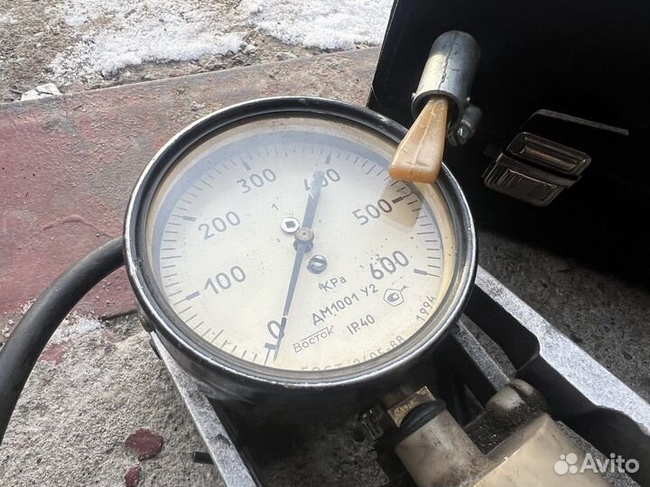 Насос автомобильный ножной СССР