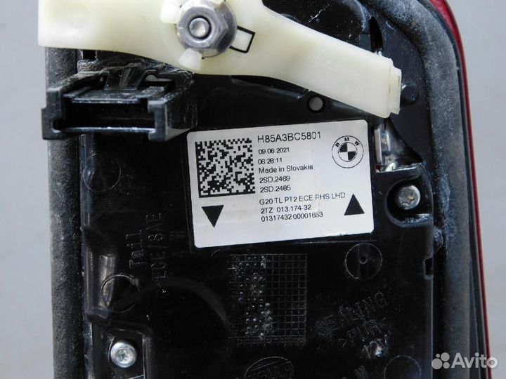 Фонарь задний внутренний правый BMW 3-Series