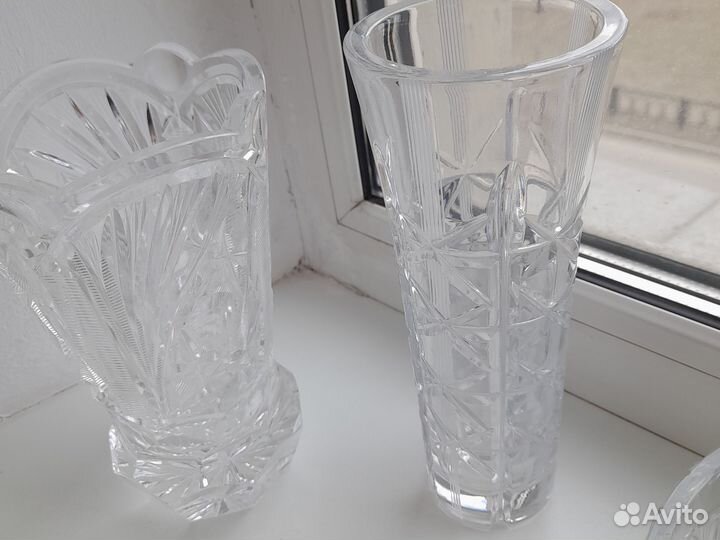 Хрустальная вазочка