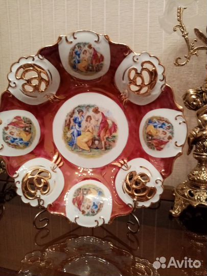 Фруктовница фарфоровая. Чехия