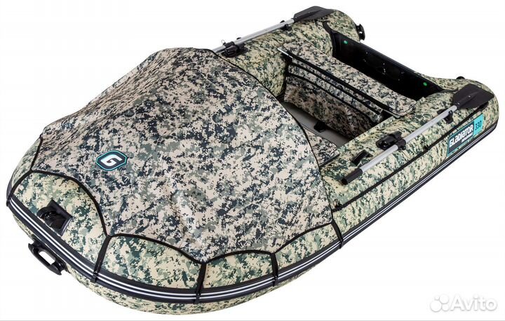 Лодка пвх Gladiator C370Al camo