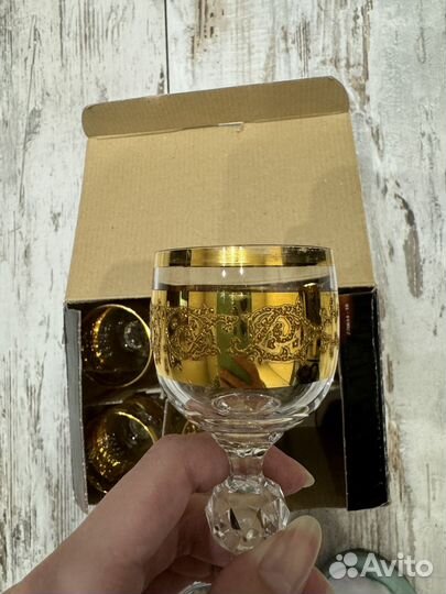 Бокалы рюмки богемия