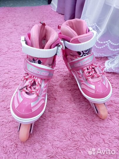Роликовые коньки детские раздвижные
